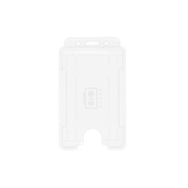 Bilde av Bio badge Cardholder/carrying face open plastic white (horizontal/landscape). 60270472 (DE,SE,NO,FI,RO,PL)