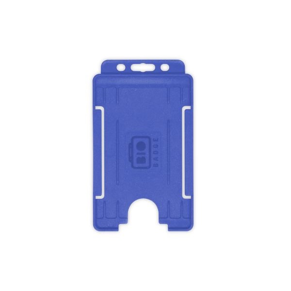 Bilde av Bio badge Cardholder/carrying face open plastic blue (vertical/portrait). 60270478 (DE,SE,NO,FI,RO,PL)