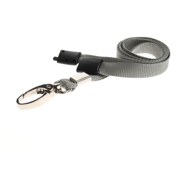 Picture of Grey lanyard / keyhanger 10 mm with metal lobster clip. 60270560