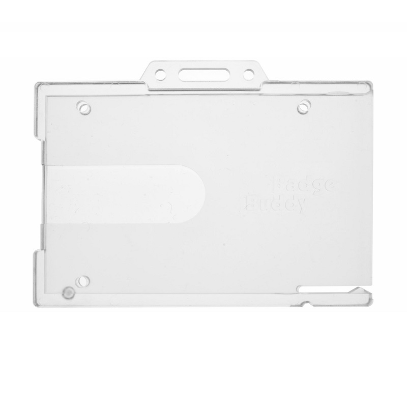 Bilde av Enclosed ID Badge Lockable card holder / carrying case rigid plastic (horizontal / landscape) for 2 cards. 60270286 (DE,SE,NO,FI,RO,PL)